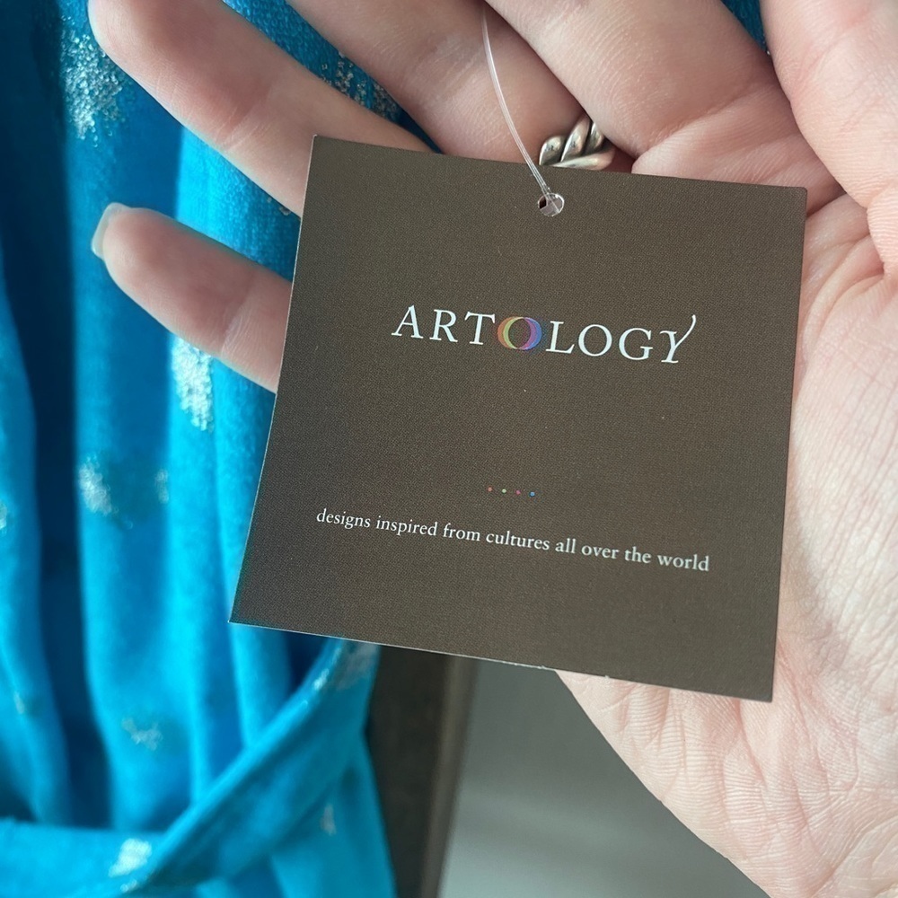 NWT - Artology Robe - blue size small - Picture 5 of 5